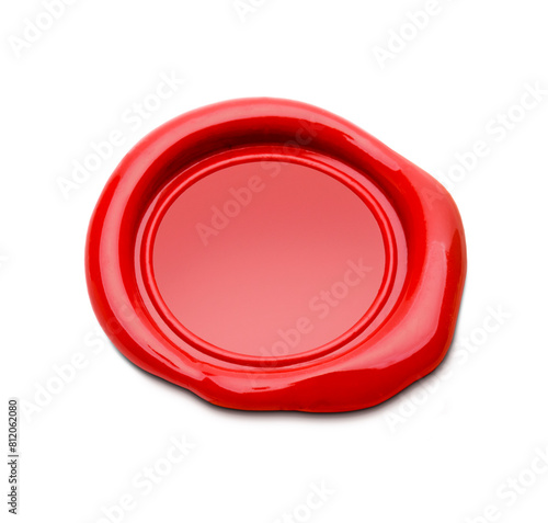 Rotes Quyalitätssiegel isoliert