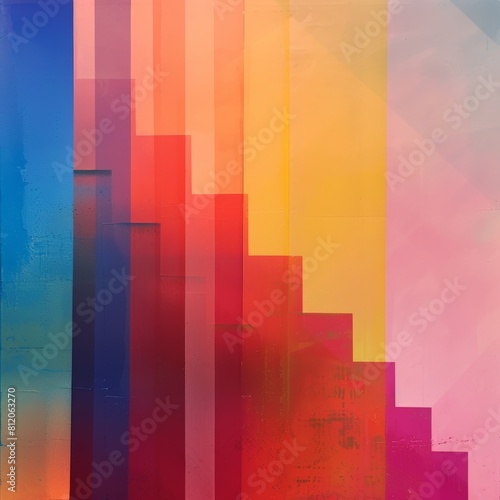 Vibrant Gradient Background for Creative Projects Generative AI