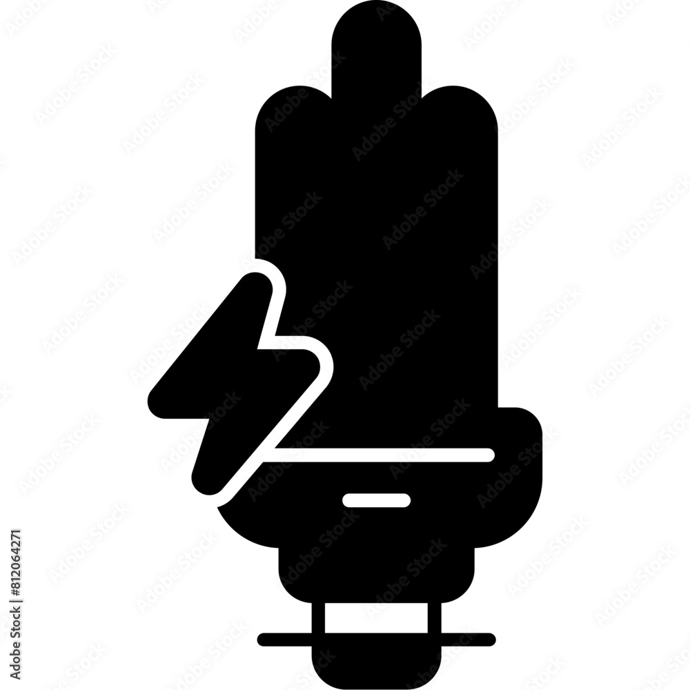 Obraz premium Energy Efficient Light Bulb Icon