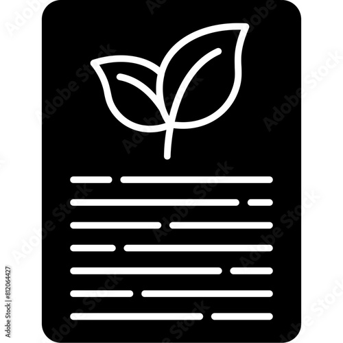 Eco Friendly Paper Icon