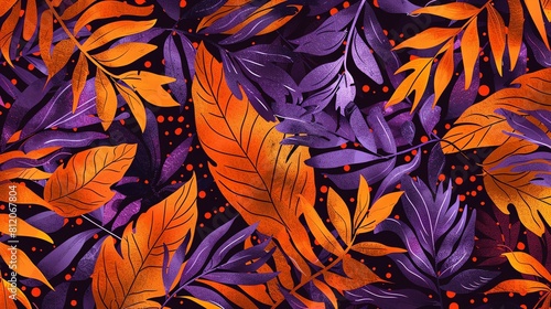 vibrant and colorful tropical leaves  perfect for adding a touch of the exotic to your next project.