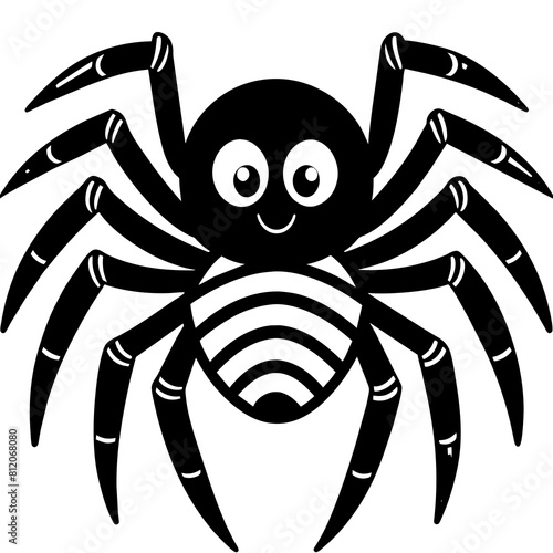 cute spider vector illustration