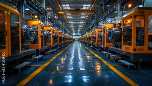 Wallpaper Mural Illuminate the intricate machinery and cutting-edge technology within a manufacturing facility, conveying the essence of innovation and progress. Torontodigital.ca