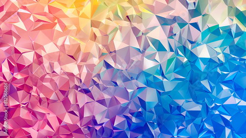 abstract background consisting of triangles of different colors  geometric design for poster  Colorful geometric background and wallpaper