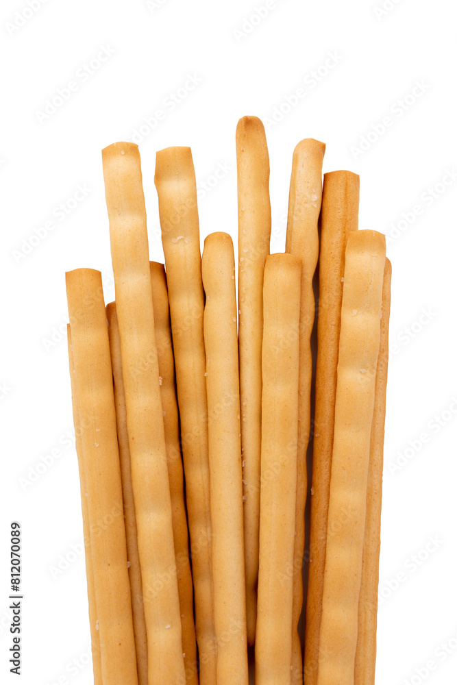 italian stick bread grissini, traditional breadsticks isolated italian stick bread grissini, traditional breadsticks isolated