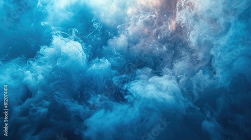 Wallpaper Mural blue smoky studio background Torontodigital.ca