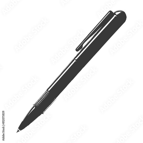 Silhouette pen personal stationery black color only