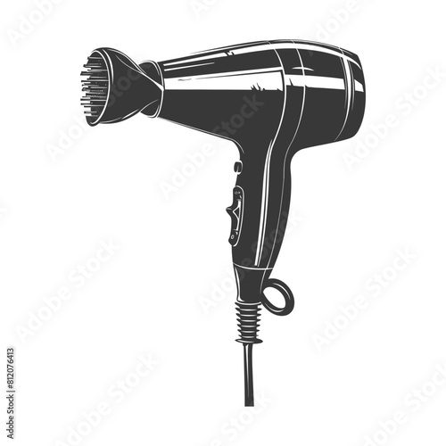 Silhouette hair dryer black color only