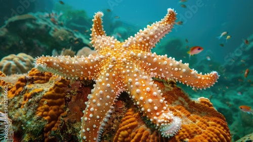Underwater Beauty  Brittle Starfish on Flores Island Coral Reef  Indonesia. A Stunning Dive Travel