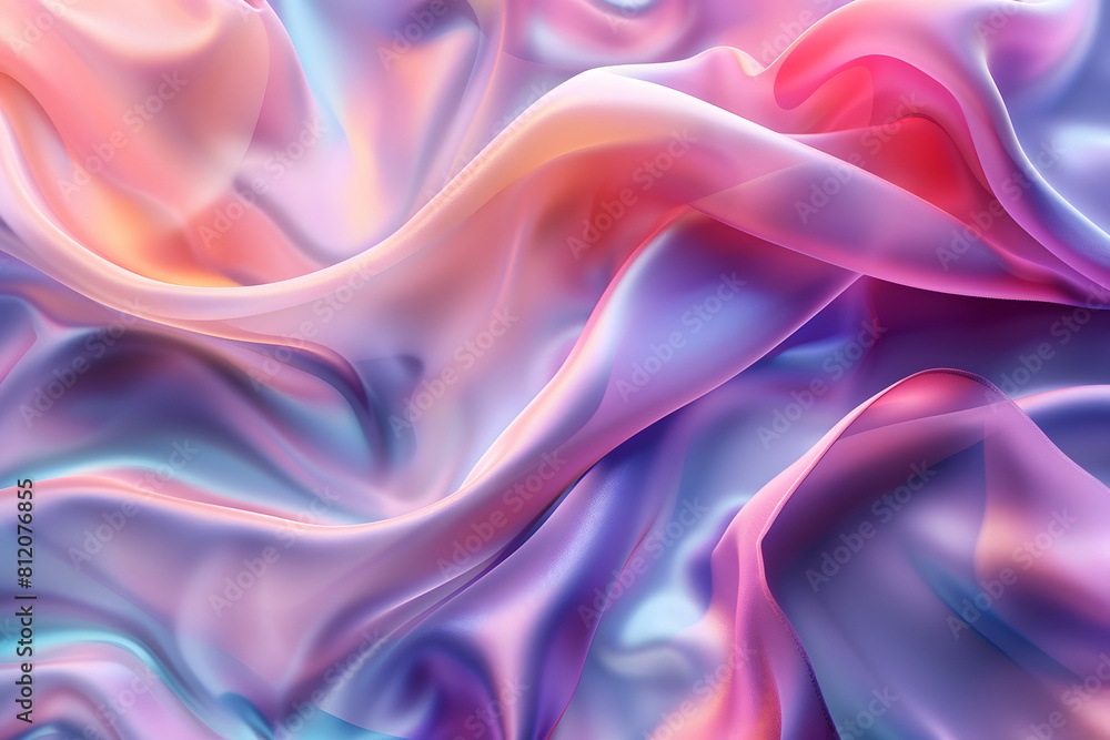 Obraz premium Abstract 3D Smooth Silky