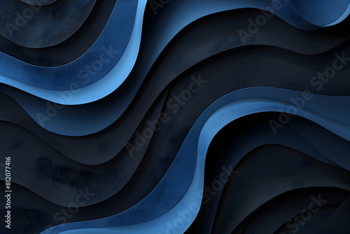 color psychology with black blue abstract 