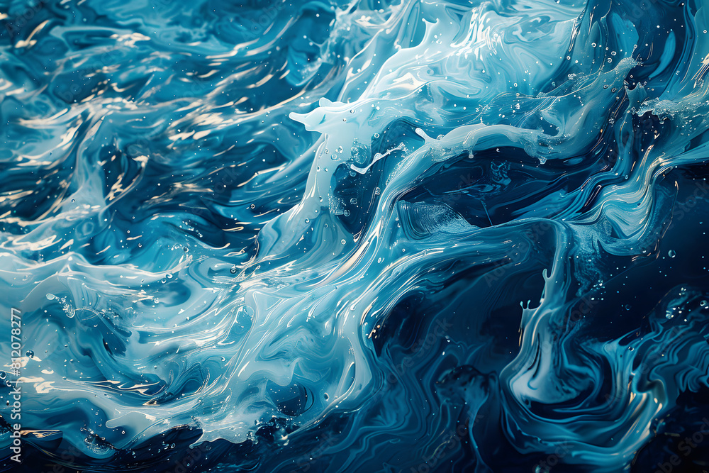 Obraz premium rhythmic flow of splashes texture