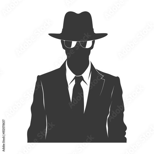 Silhouette incognito full body black color only