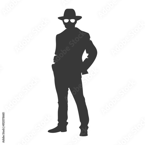 Silhouette incognito full body black color only