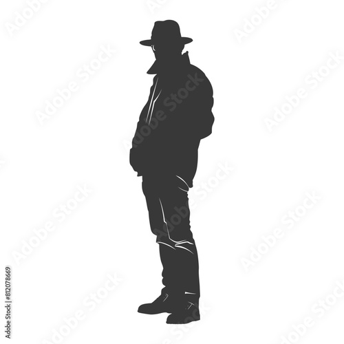Silhouette incognito full body black color only
