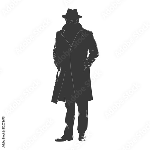 Silhouette incognito full body black color only