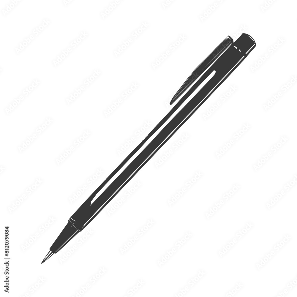 Silhouette pen personal stationery black color only Silhouette pen personal stationery black color only