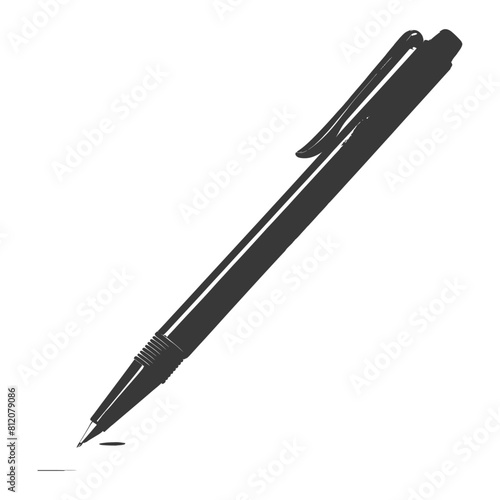 Silhouette pen personal stationery black color only