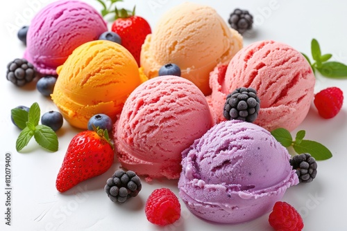 Wholesome Delight  Bursting Fruit Flavors in Ice Cream