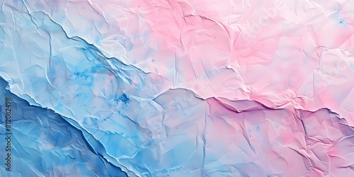 Artistic textured gradient abstract background, in delicate pink and blue tones, perfect for sparking creativity in design, digital art, advertising, and multimedia projects