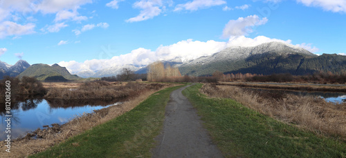 First snow on local mountains in British Columbia