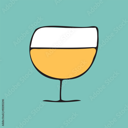 cocktail. drink. drink. alcohol bar. beach bar. color doodle drawing. Doodle. vector. on a colored background. beautiful colors. sweet. ice. chilled. the fever is quenching.