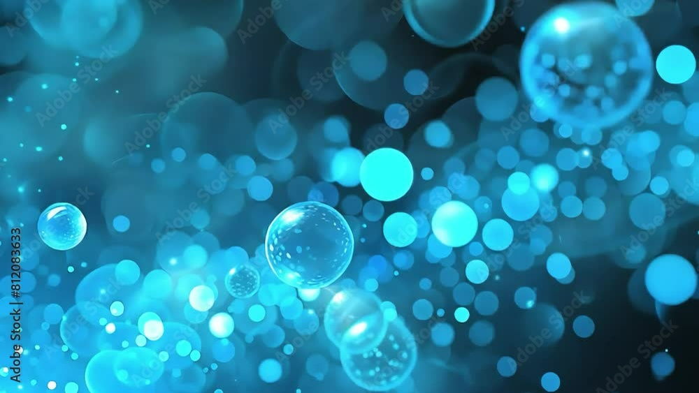 abstract background with bubbles .high tech abstract background with bubbles .high tech