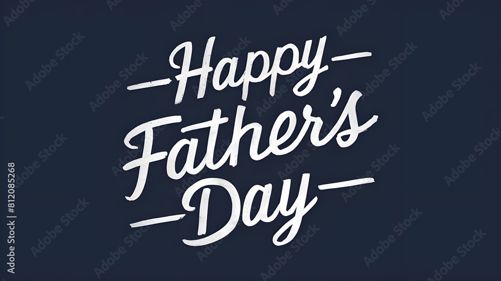 Happy fathers day. Lettering. Holiday calligraphy text