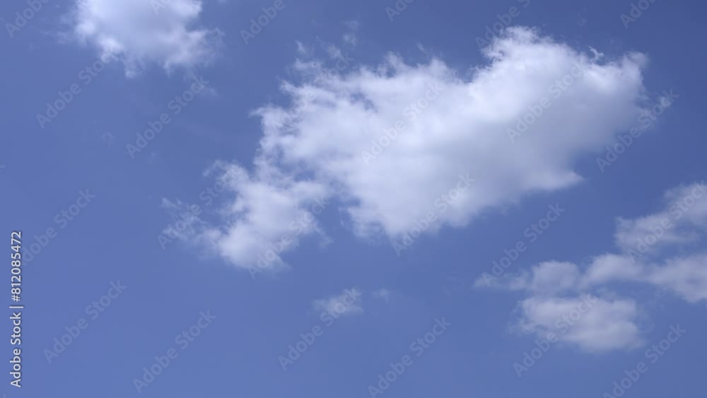 Time lapse of moving and transforming fast in deep clear white clouds over blue sky with sun Rays, Nature environment background, Nature weather. Light high clouds slide beautiful sky. 4k Time lapse of moving and transforming fast in deep clear white clouds over blue sky with sun Rays, Nature environment background, Nature weather. Light high clouds slide beautiful sky. 4k