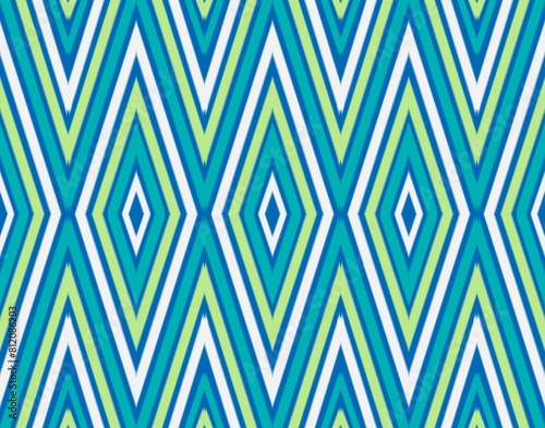 Seamless Ikat ethnic traditional Textile pattern geometric abstract folklore ornament Tribal ethnic illustration background design for print, clothing, scarf