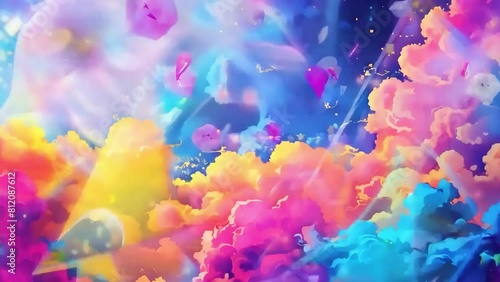 The image  is a colorThe image  is a colorful explosion of paint and powder.
Examples
Test Image	Description Type
	
Detailed
	
Brief
	
Detailed
Examplesful explosion of paint and powder. photo