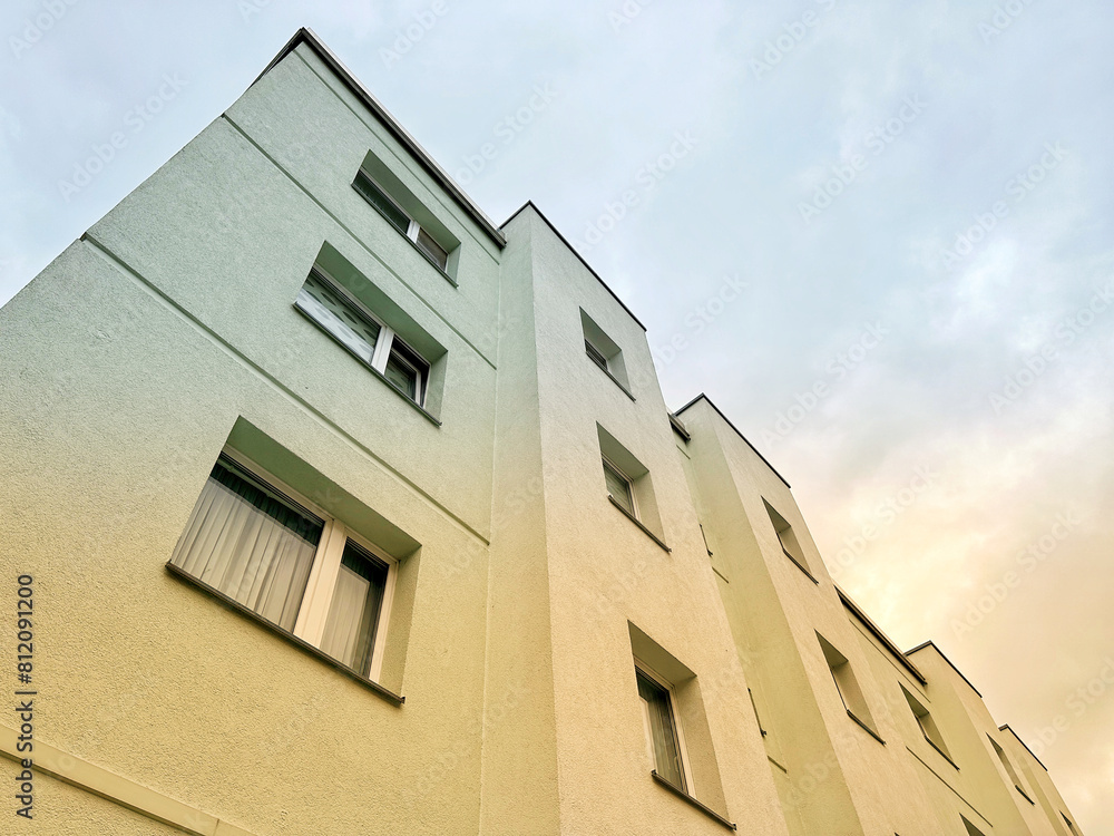 facade of a modern apartment building in Bernau bei Berlin facade of a modern apartment building in Bernau bei Berlin