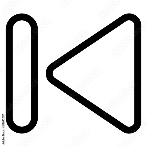 step line icon isolated on white background