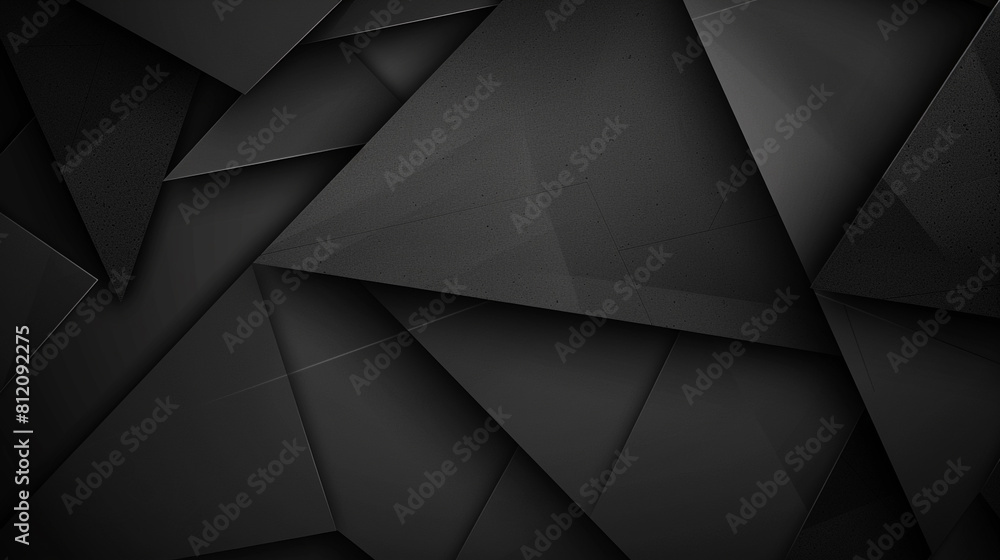 Black white dark gray abstract background. Geometric pattern shape. Line triangle polygon angle. Gradient. Shadow. Matte. 3d effect. Rough grain grungy. Design. Template. Presentation. Black white dark gray abstract background. Geometric pattern shape. Line triangle polygon angle. Gradient. Shadow. Matte. 3d effect. Rough grain grungy. Design. Template. Presentation.