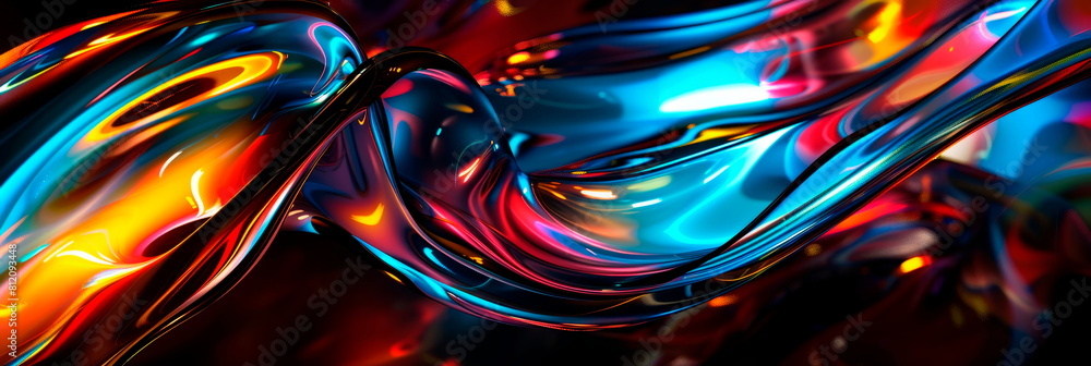 abstract background of metallic flowers on a black background. abstract background of metallic flowers on a black background.