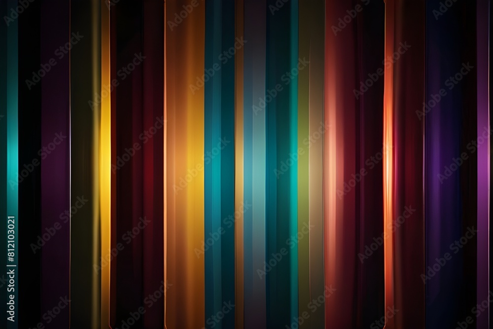 abstract colorful background with lines lights. Generative AI 