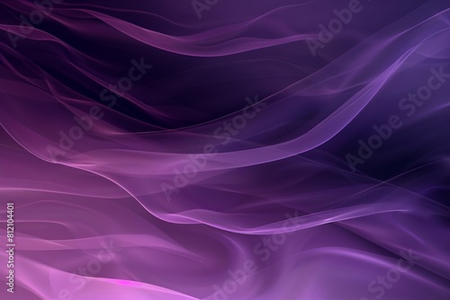 Abstract purple gradient background with smooth waves