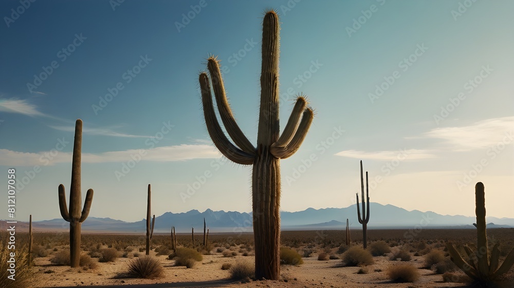 saguaro cactus in state desert saguaro cactus in state desert