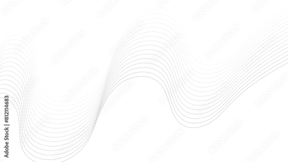 Gray white flowing particles abstract background design. Abstract halftone flowing wavy gradient dots shape isolated on transparent background. digital futuristic technology concept vector Gray white flowing particles abstract background design. Abstract halftone flowing wavy gradient dots shape isolated on transparent background. digital futuristic technology concept vector