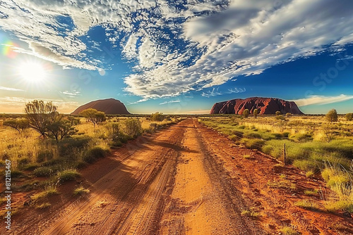Ayers Rock Australia landscape  photo