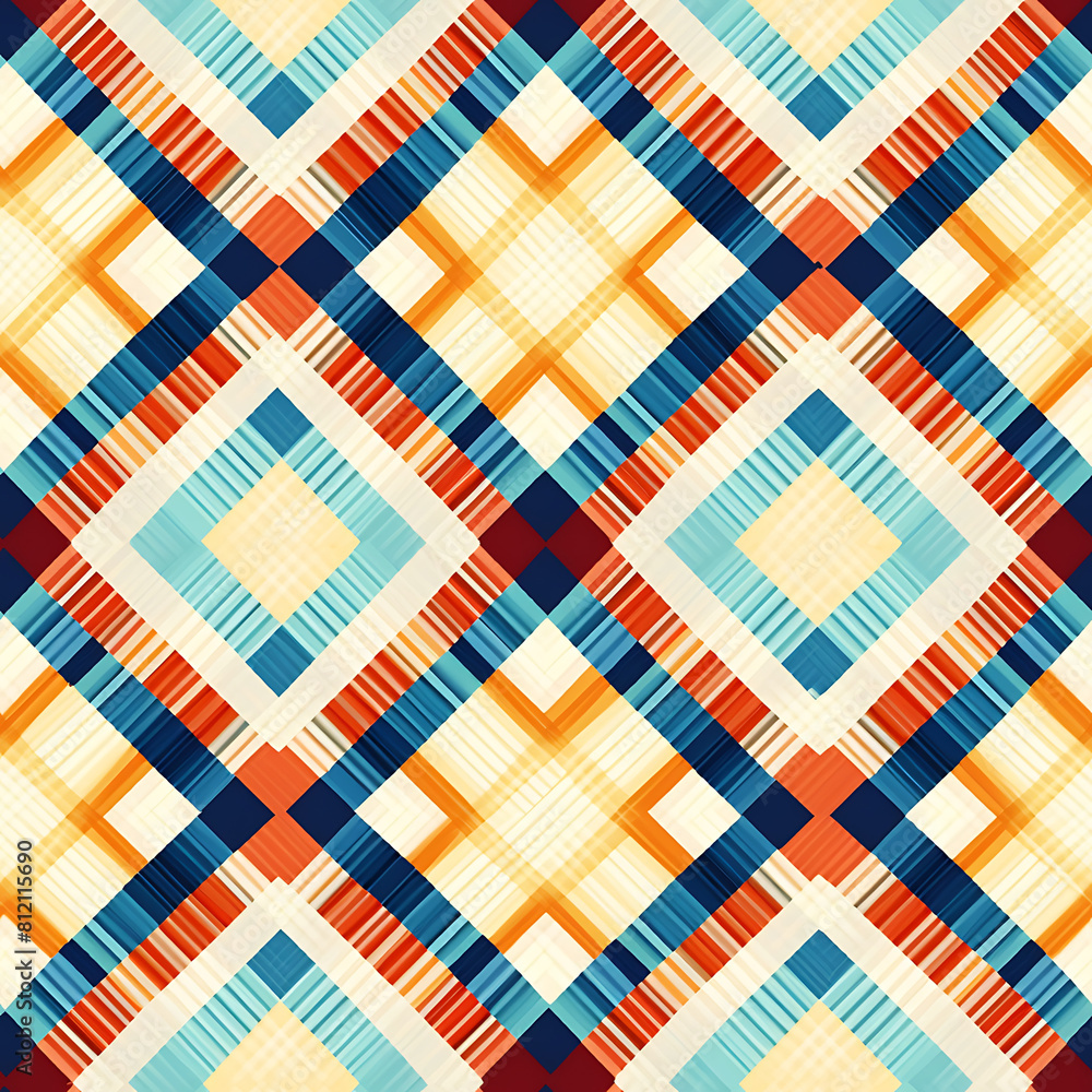 handwoven fabric digital art seamless pattern, the design for apply a variety of graphic works handwoven fabric digital art seamless pattern, the design for apply a variety of graphic works