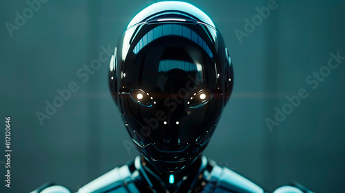 Retrato de robot, IA photo