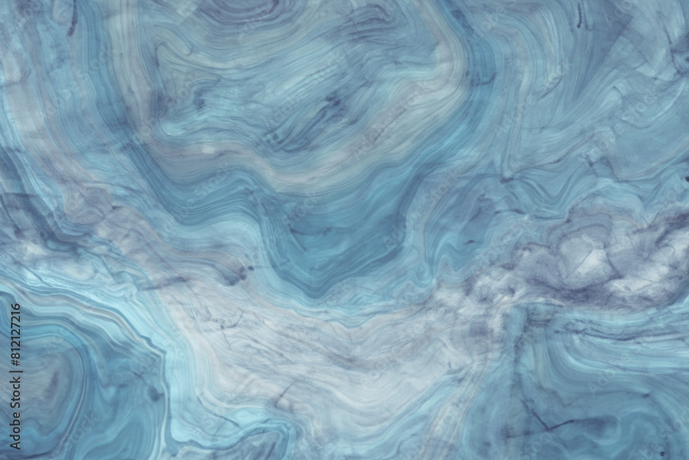 Vibrant Blue Marble Pattern Texture, Abstract Background for Backgrounds or Wallpaper