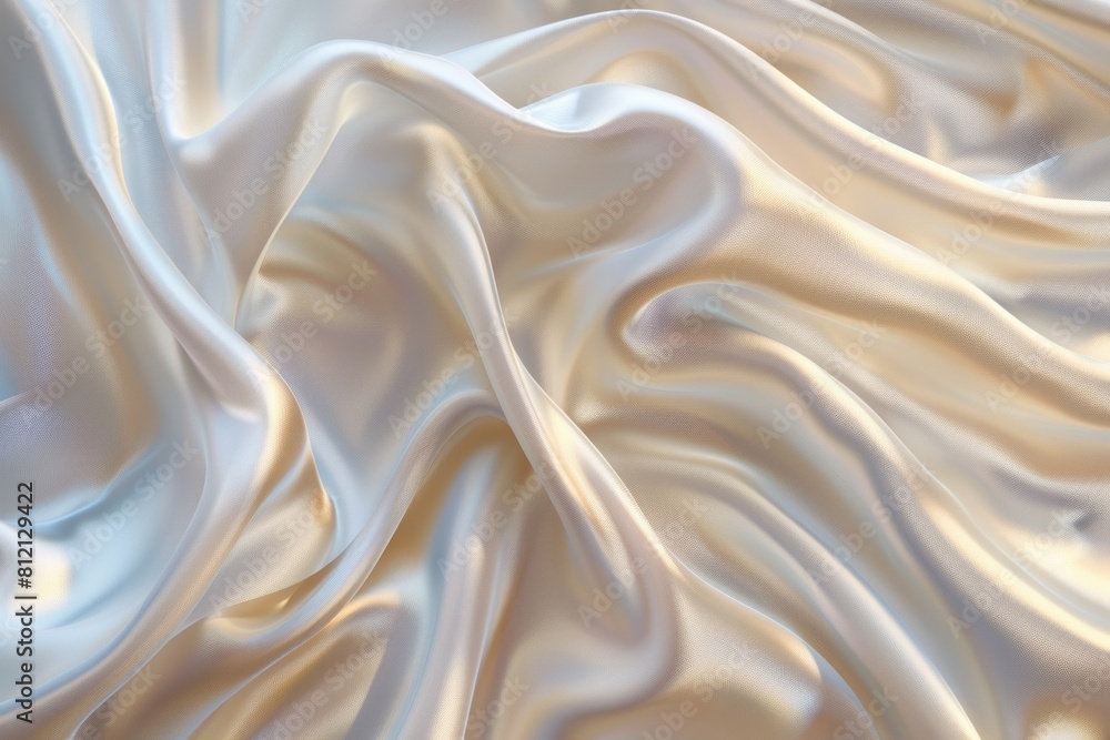 Close Up View of White Fabric Close Up View of White Fabric