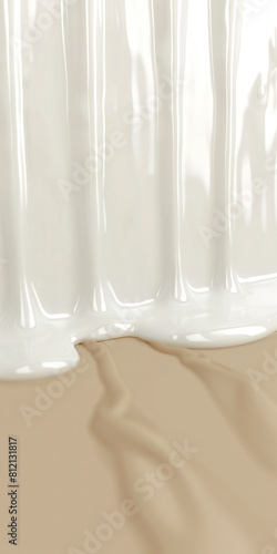 Smooth beige and white paints with soft folds.