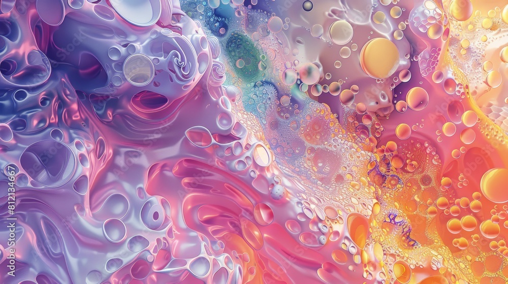 The image is an abstract painting with a variety of colors and shapes. It is a very colorful and vibrant image. The image is an abstract painting with a variety of colors and shapes. It is a very colorful and vibrant image.