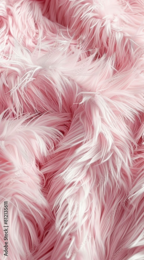 Close-Up of Pink and White Fur Close-Up of Pink and White Fur