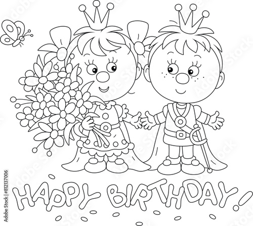 Happy birthday card with a ...