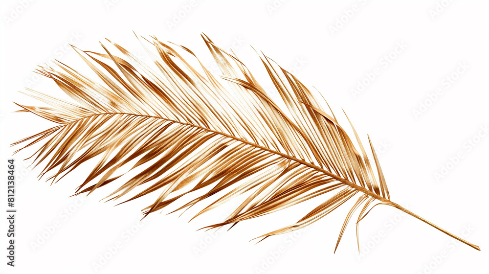 Tropical dry golden leaves, illustration for design. Tropical dry golden leaves, illustration for design.