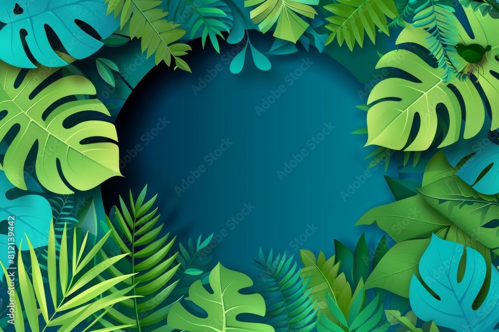 World environment day concept banner with text World environment day concept banner with text